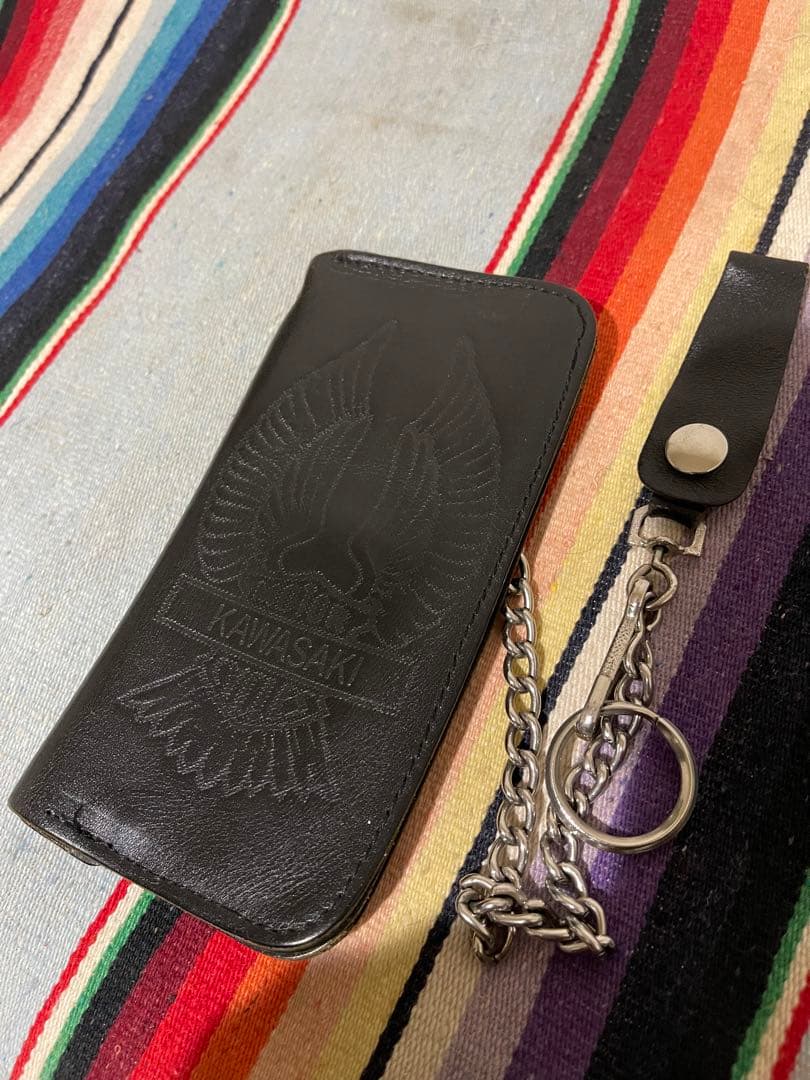 ビンテージ kawasaki トラッカー　ウォレット　カワサキ