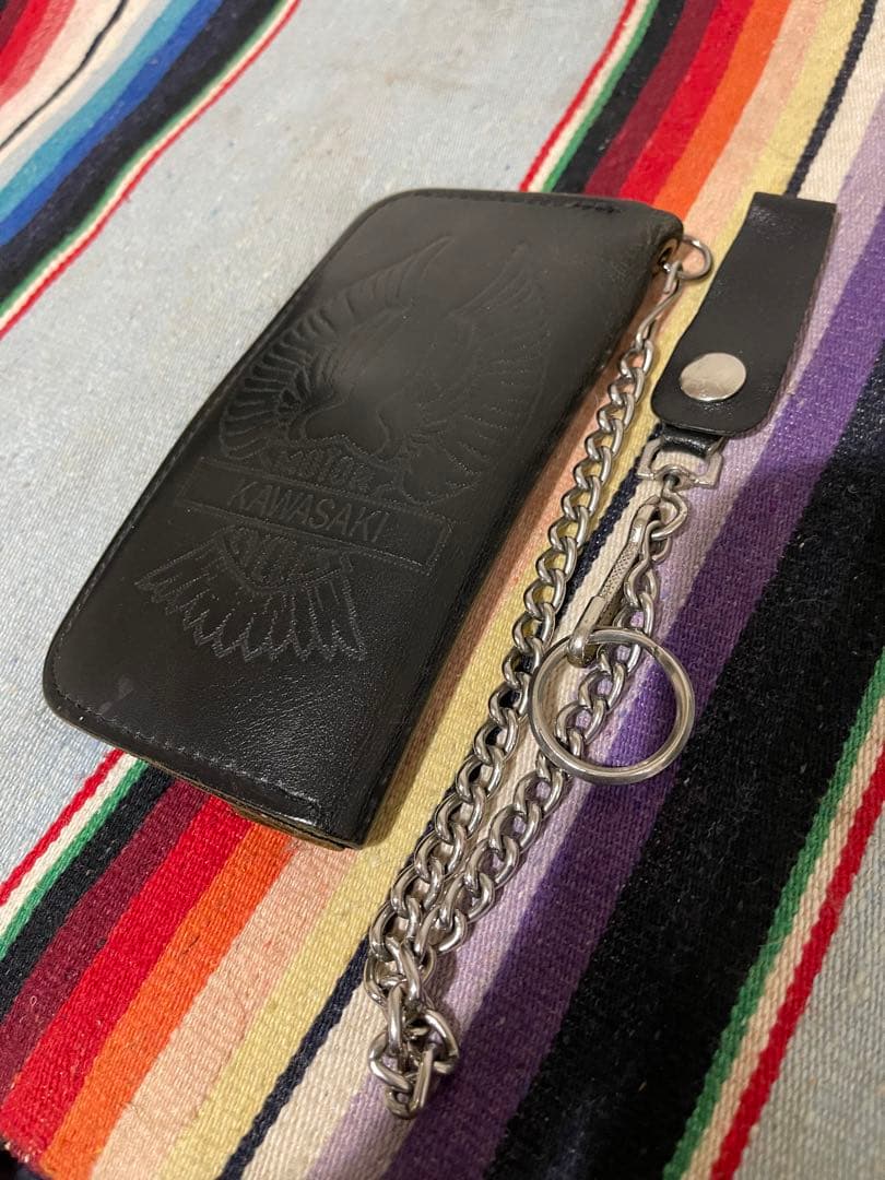 ビンテージ kawasaki トラッカー　ウォレット　カワサキ