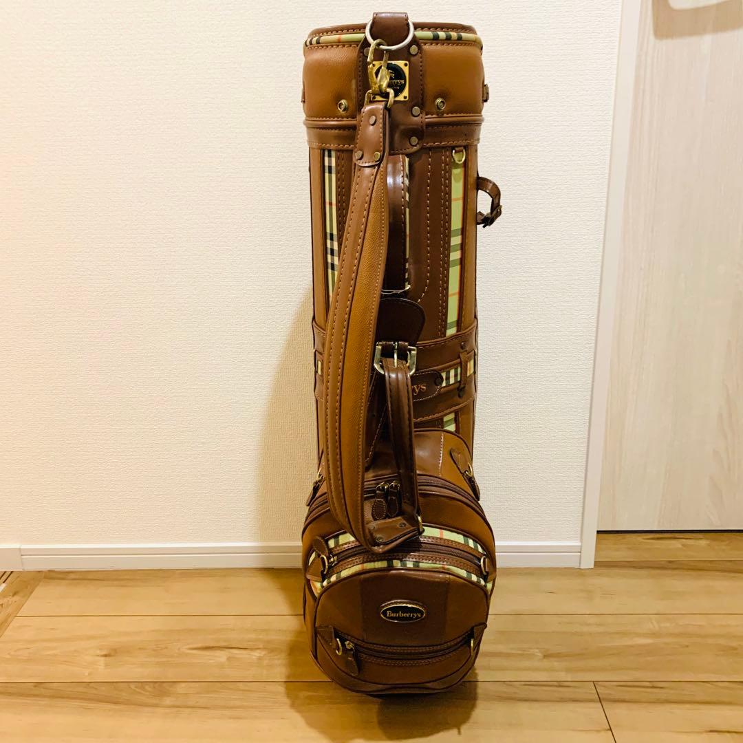 BURBERRY バーバリー キャディバッグ ヴィンテージ ノバチェック レザー