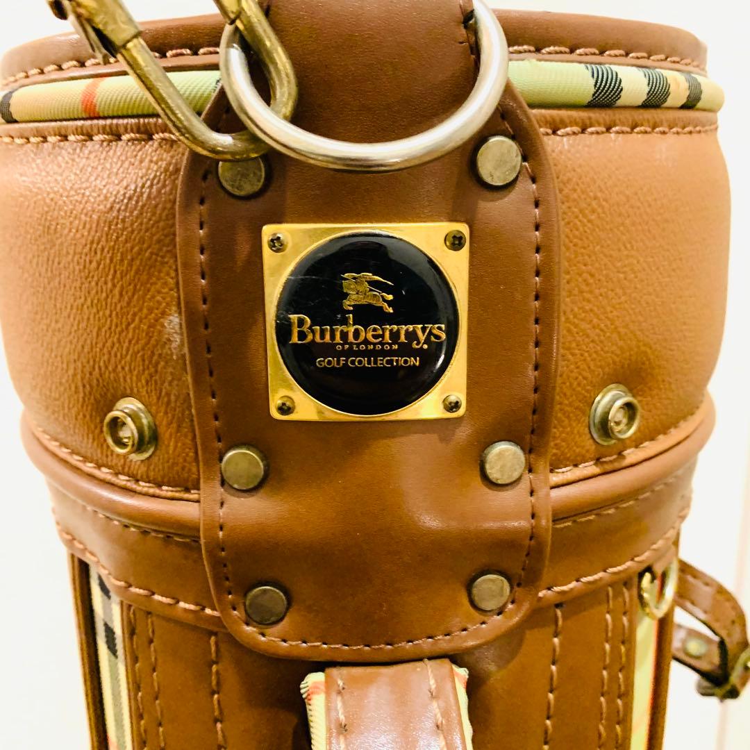BURBERRY バーバリー キャディバッグ ヴィンテージ ノバチェック レザー