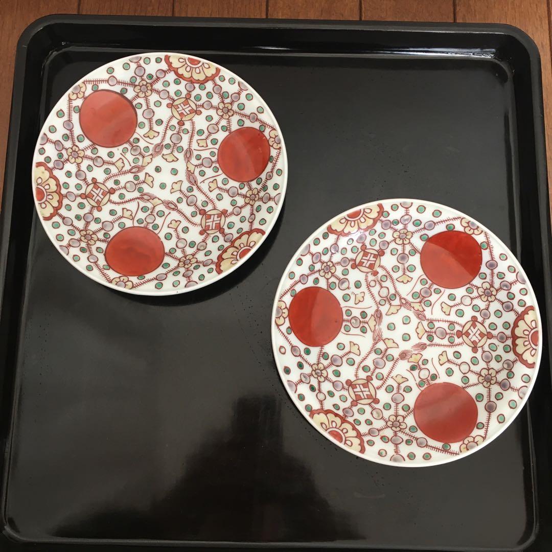 のらきんじ様リクエストブルーアンドホワイト鉢/古伊万里中皿