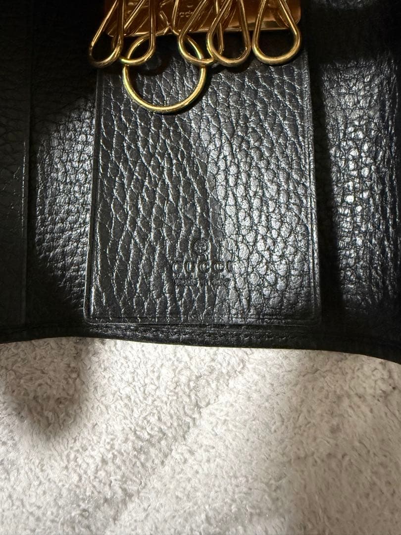 GUCCI キーケース ダブルG レザー 【値下げ○】