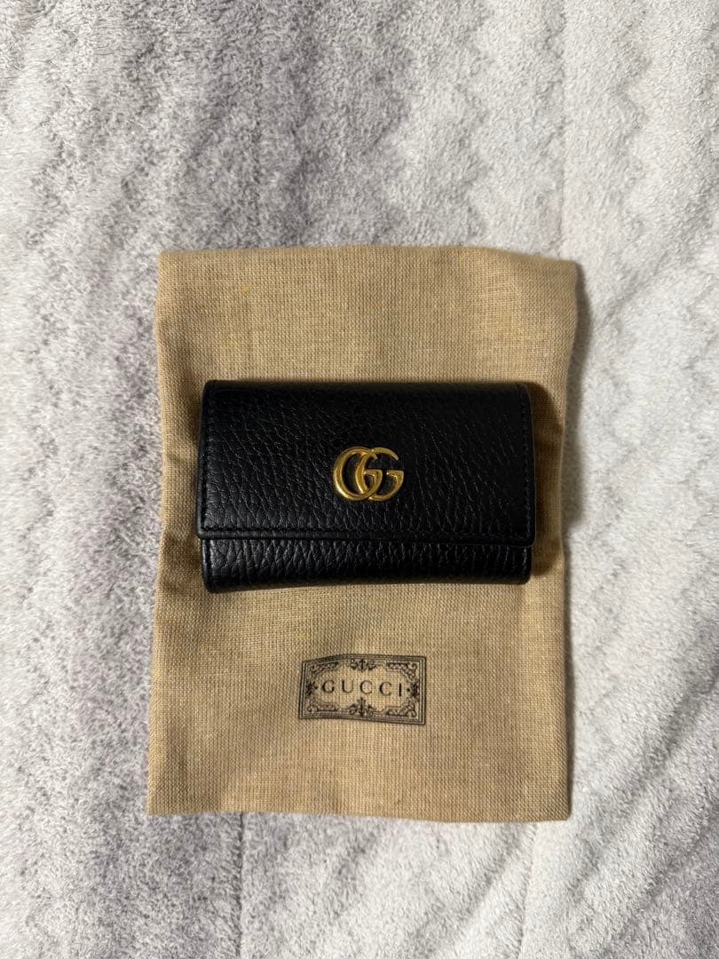 GUCCI キーケース ダブルG レザー 【値下げ○】