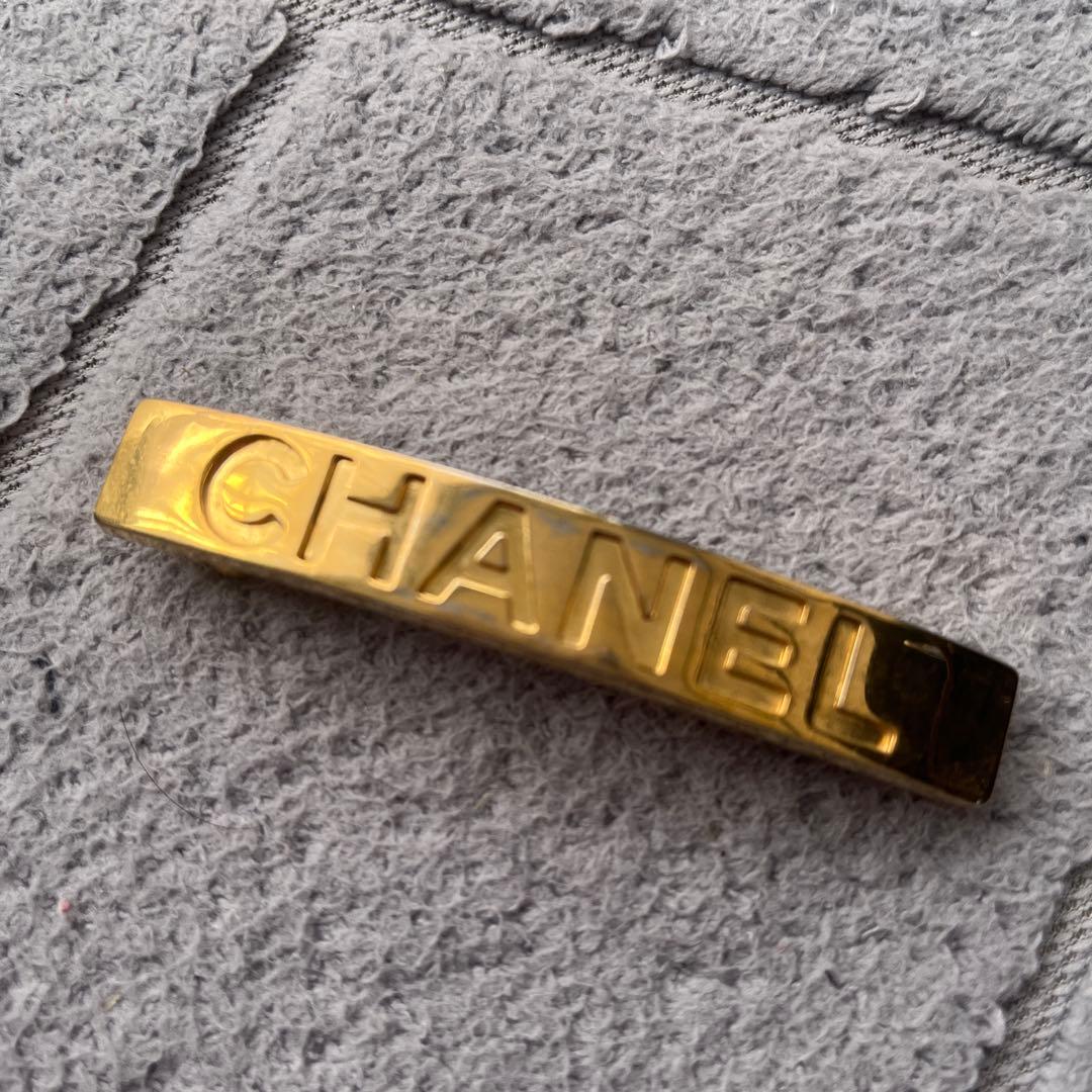 お値下げしました！CHANEL ゴールド バレッタ 30年前ビンテージ