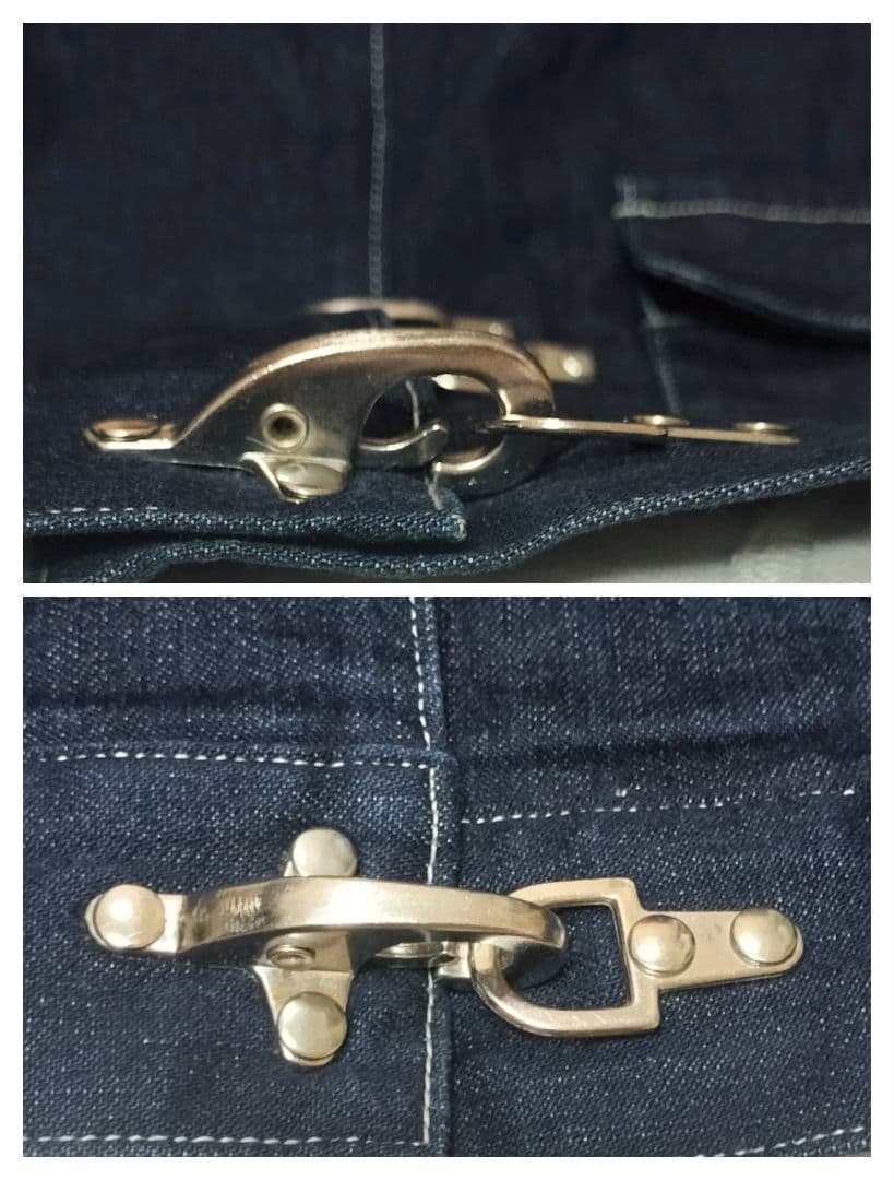 希少！ビンテージ ラルフローレンスポーツ ファイヤーマンフック デニムジャケット