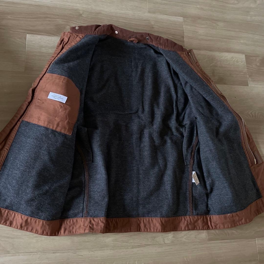 新品 UNUSED アンユーズド ダックジャケット カバーオール ブラウン 2