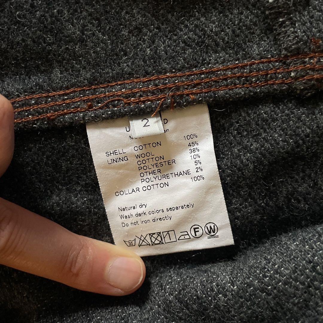 新品 UNUSED アンユーズド ダックジャケット カバーオール ブラウン 2