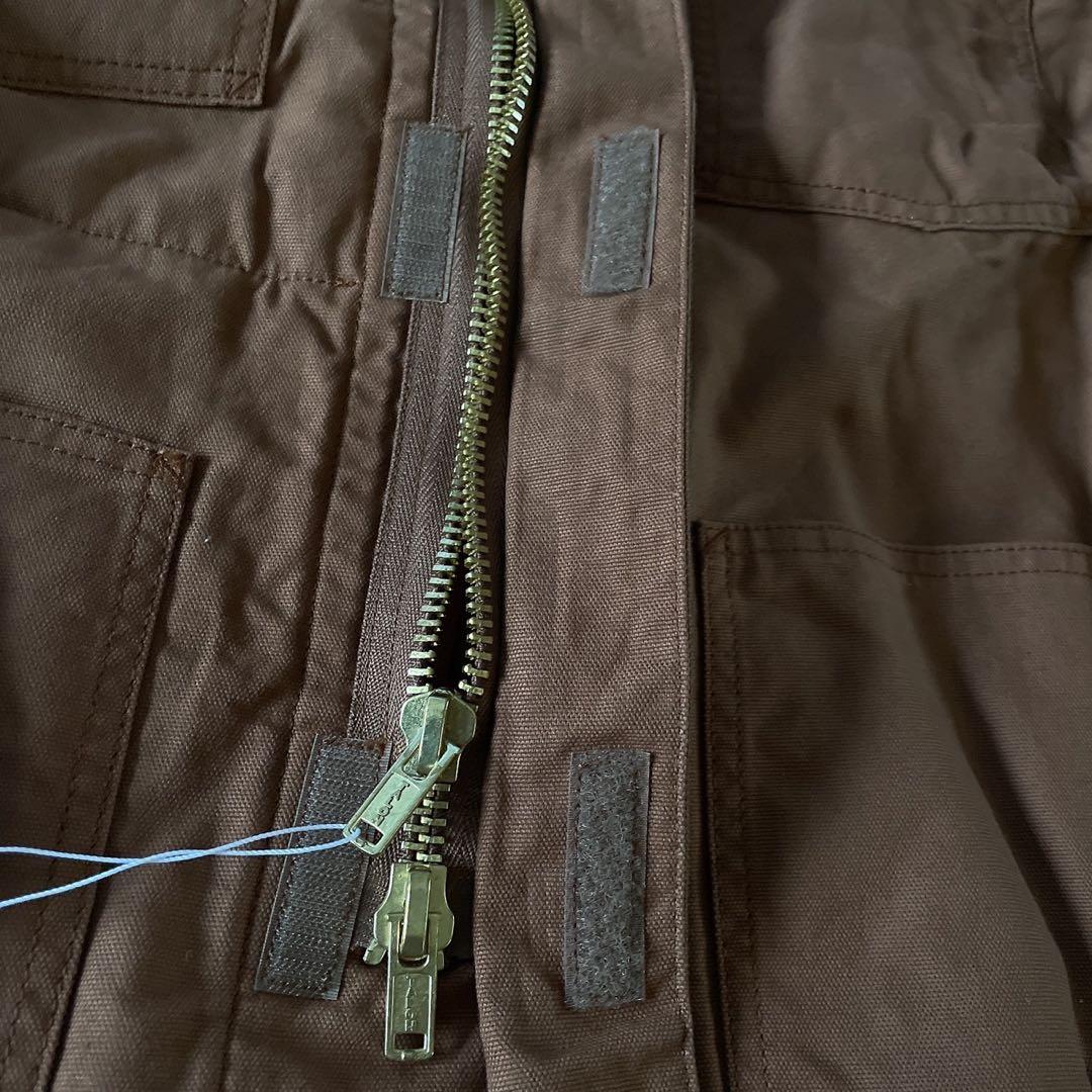 新品 UNUSED アンユーズド ダックジャケット カバーオール ブラウン 2