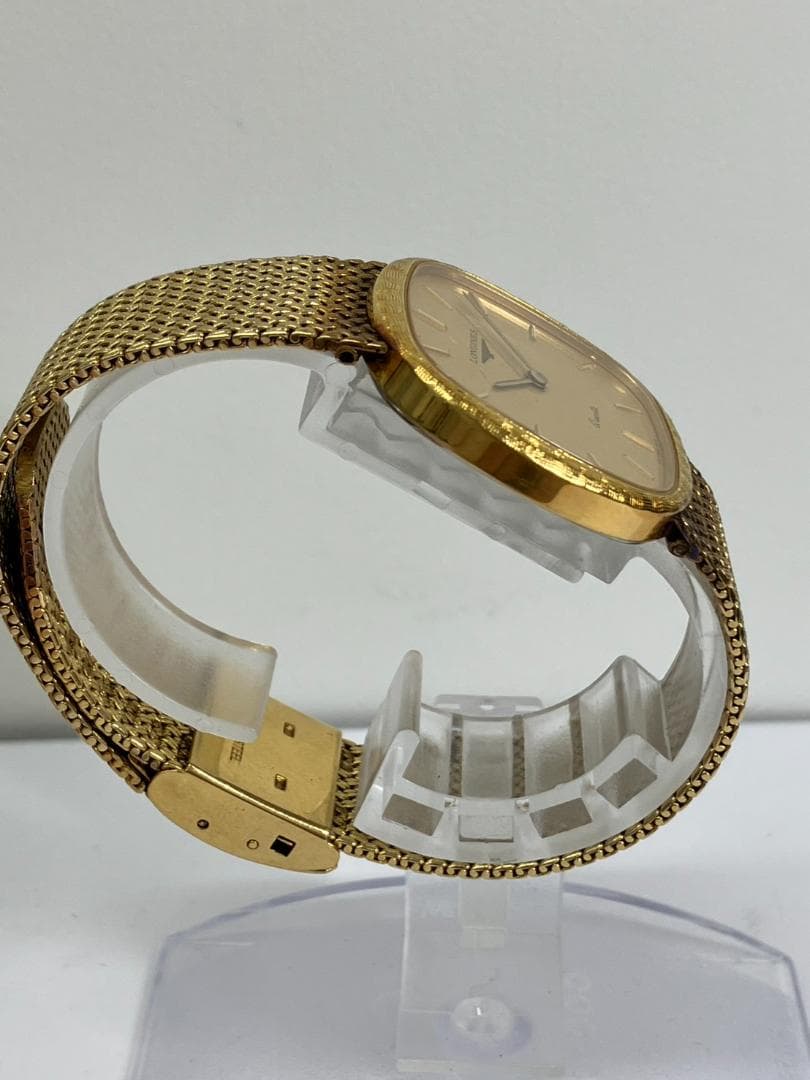 美品　ロンジン　LONGINES　クオーツ時計　ゴールド　電池交換済み　稼働品