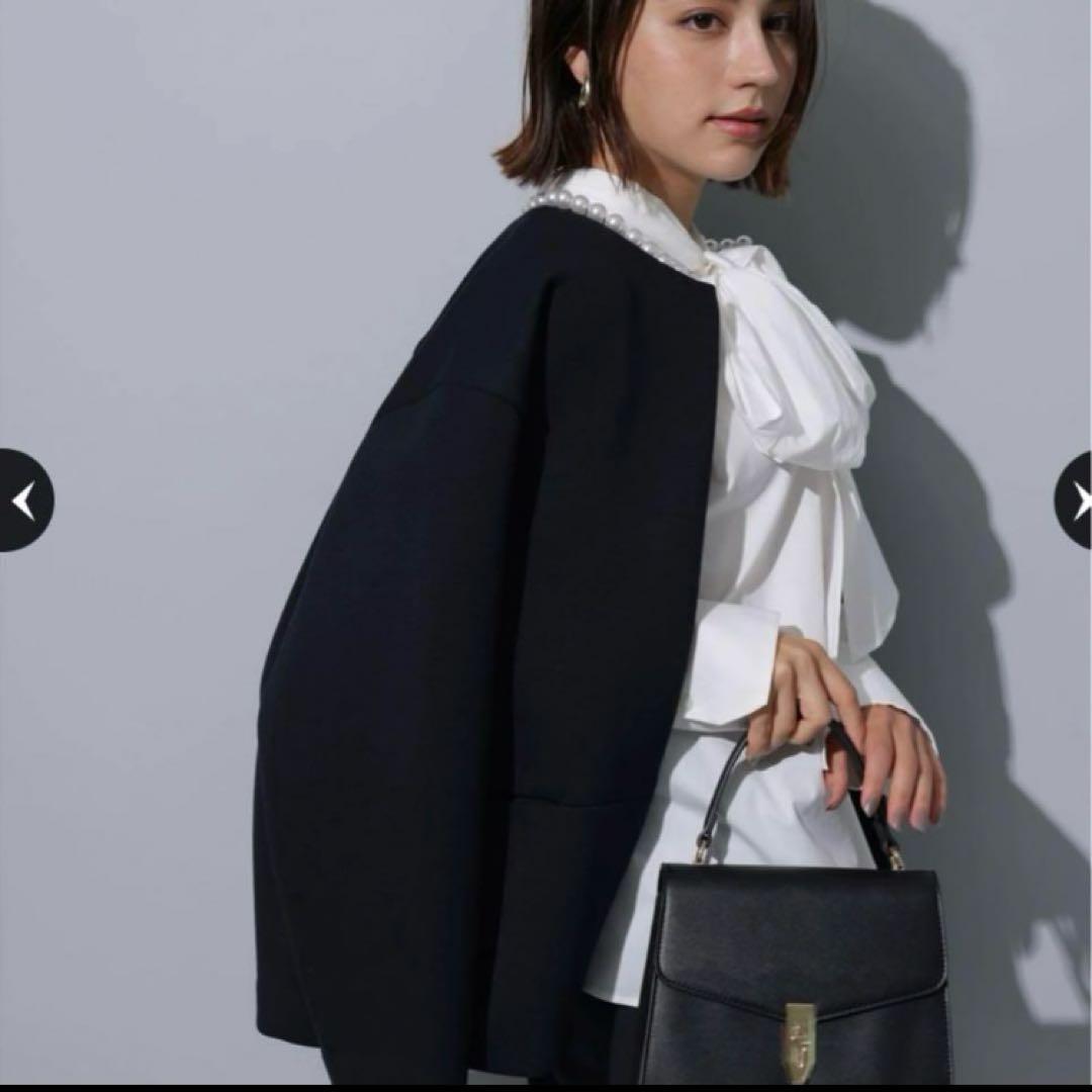 新品Arpege storyアルページュストーリーパール付ダンボールジャケット