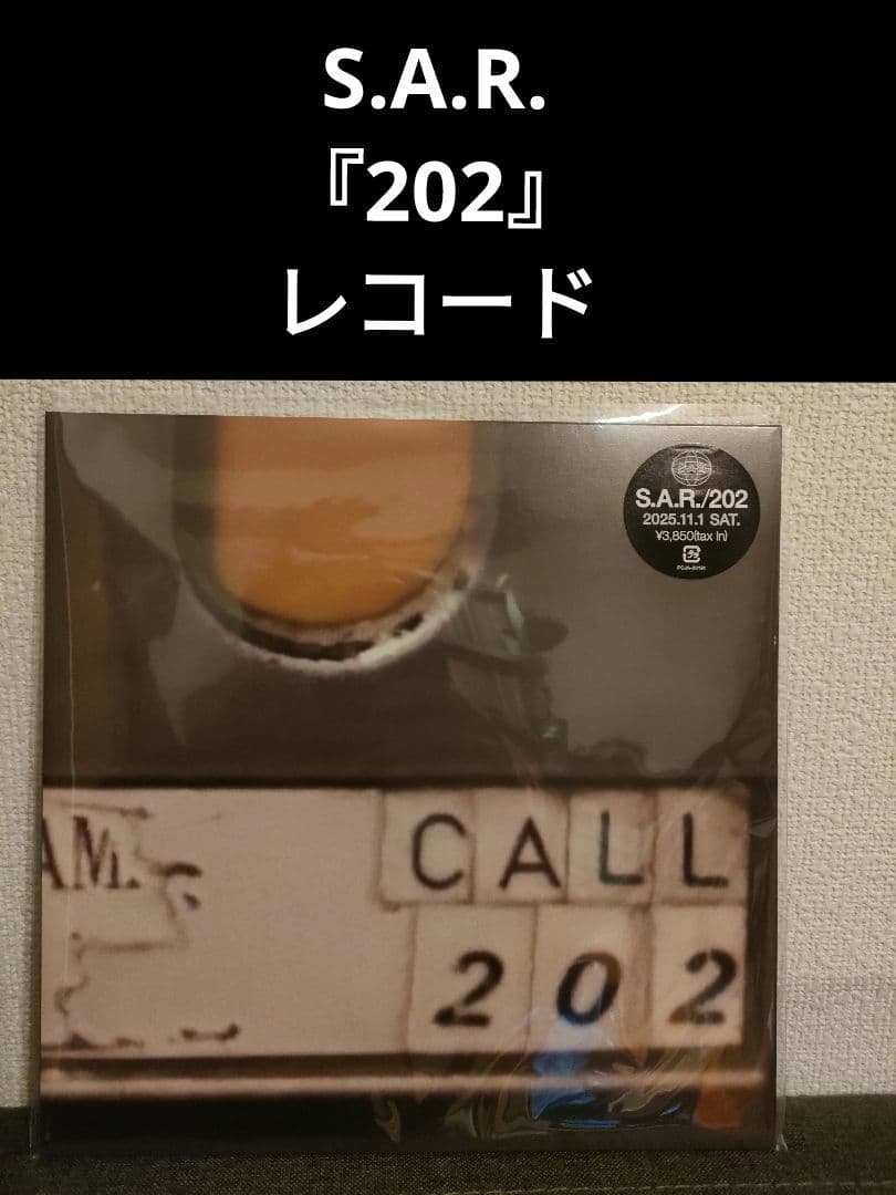 新品!レア!S.A.R.『202』レコード 10インチ