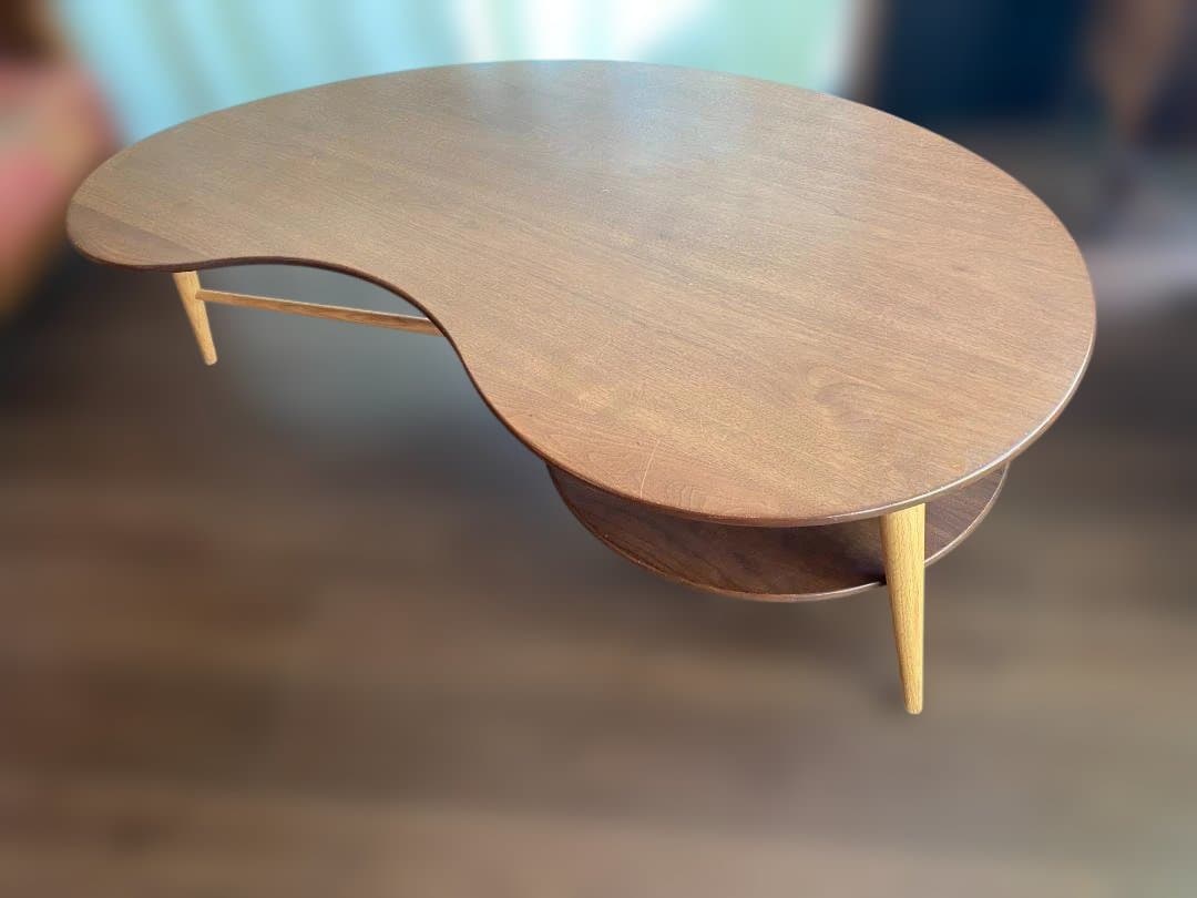 柏木工　CIVIL　しずく型　リビングテーブル　CL67LK　12c151