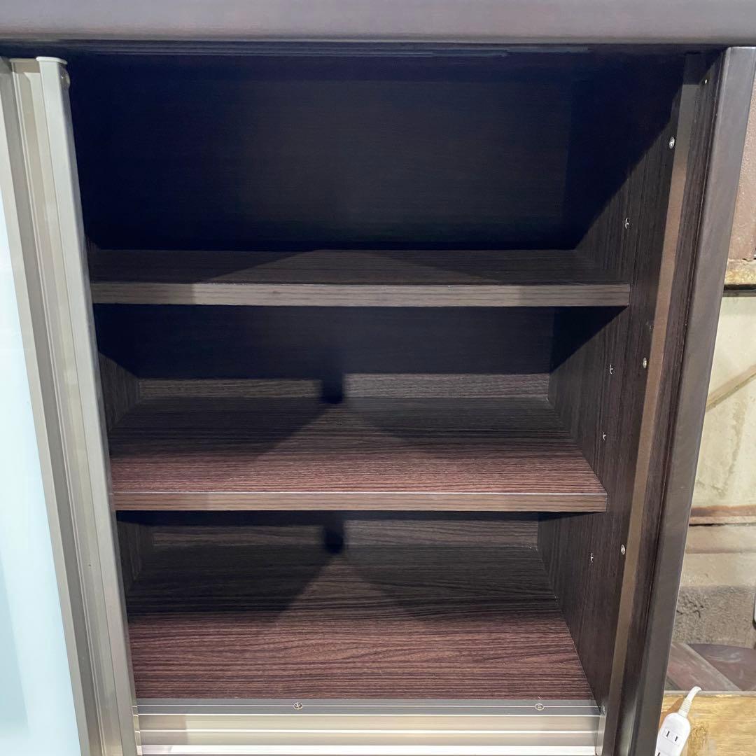 カエル　△【期間限定】ニトリ キッチンボード アルミナ2 100BK