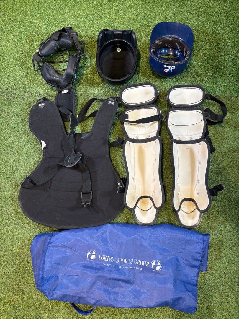 軟式 野球 ミズノ MIZUNO キャッチャー 防具 セット 黒 JSBB