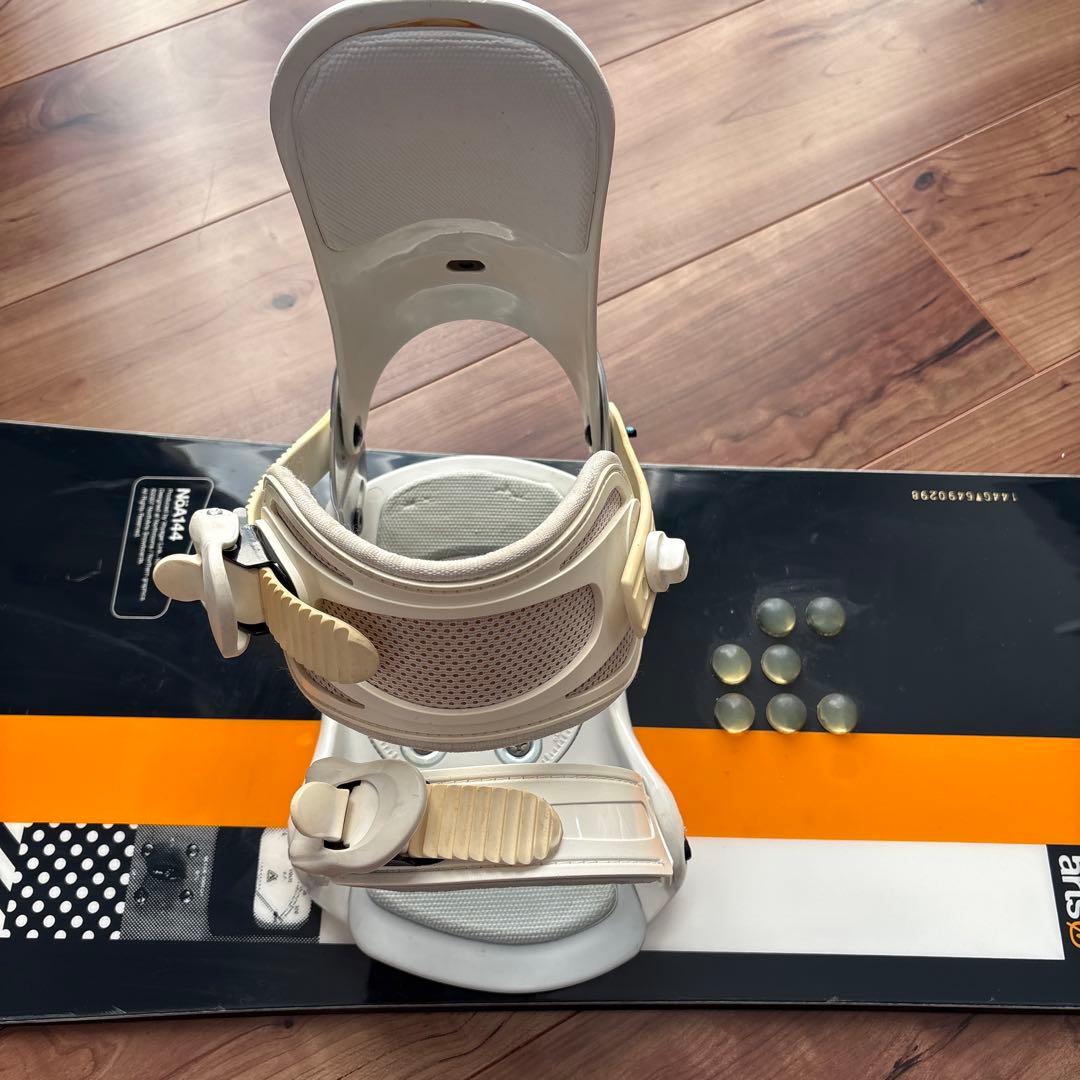 Northarts スノーボード 板　カバー　ブラック/オレンジ