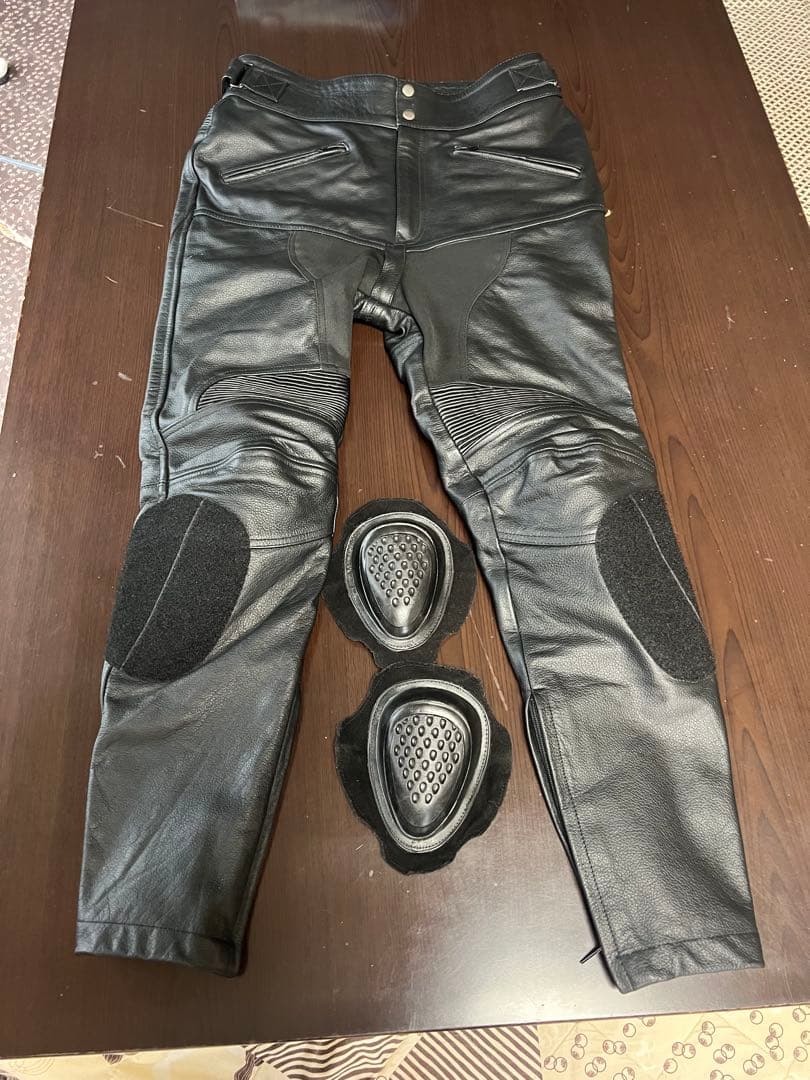 本革 レザーパンツ ブーツイン バンクセンサー付！週末のみ値下げ！