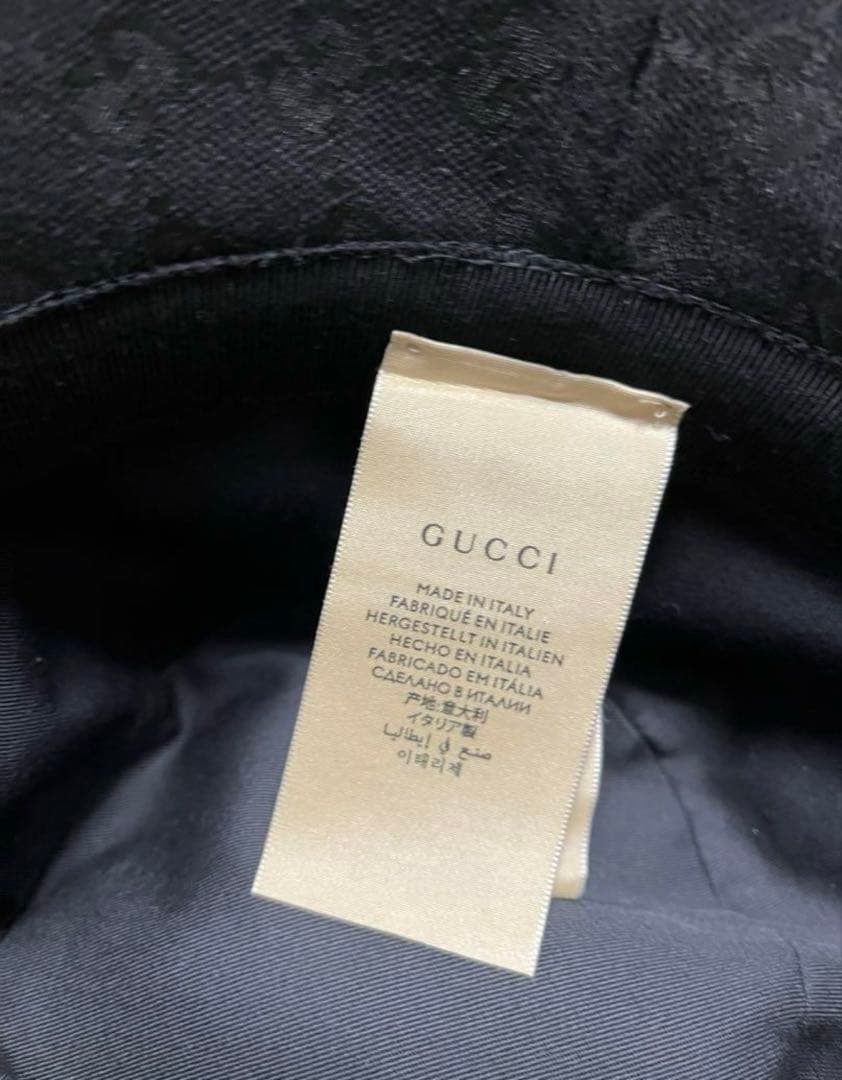 GUCCI バケットハットブラック 正規品