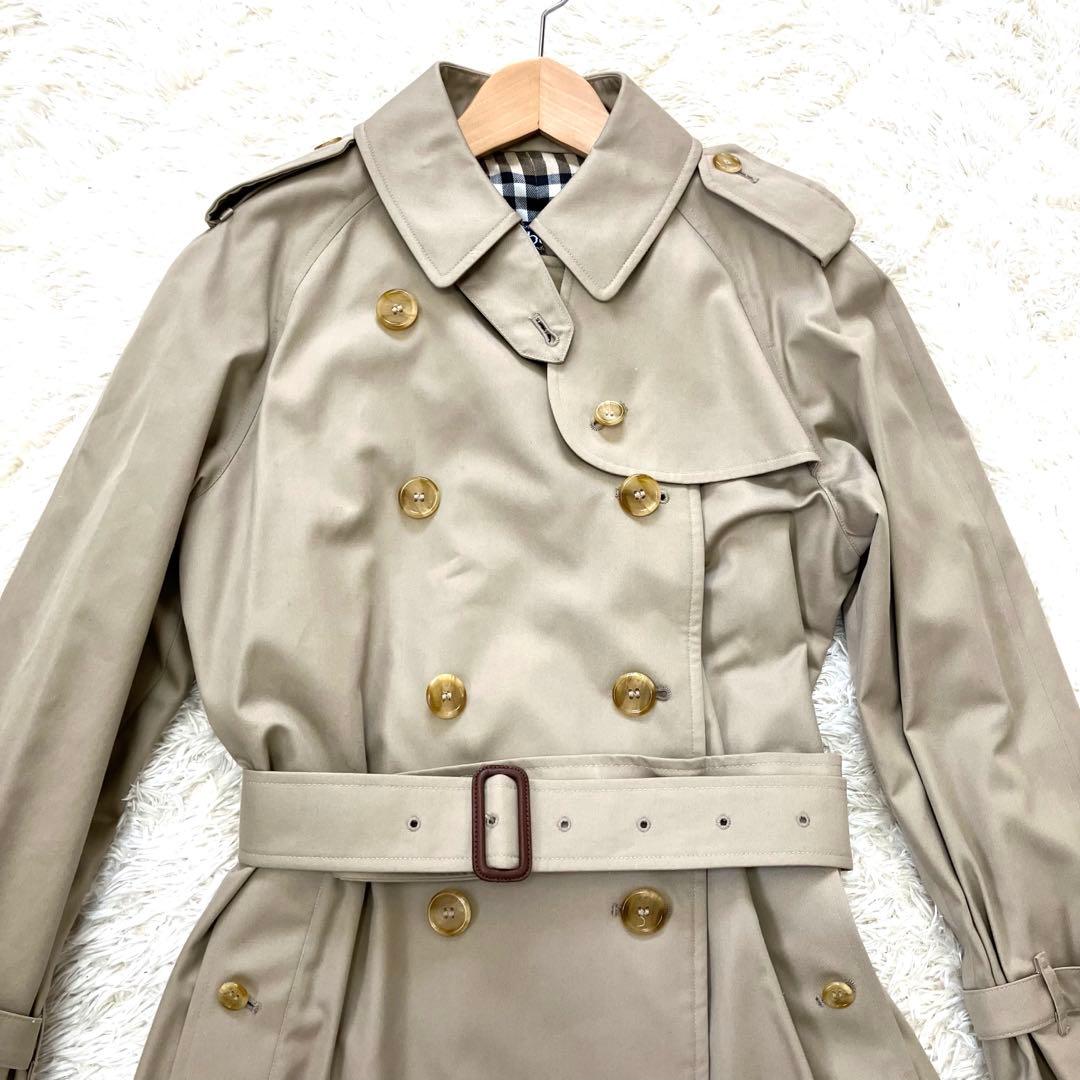 未使用！バーバリー！トレンチコート！ロング丈ノバチェック！ハニーベージュ
