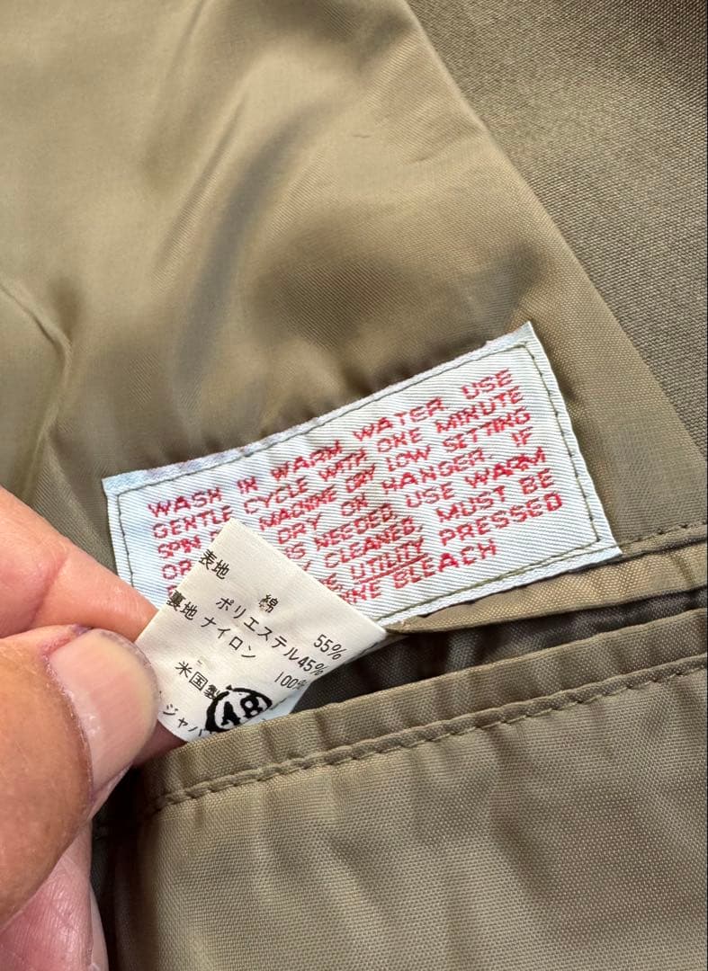 ブルックスブラザーズコットンスーツ米国製