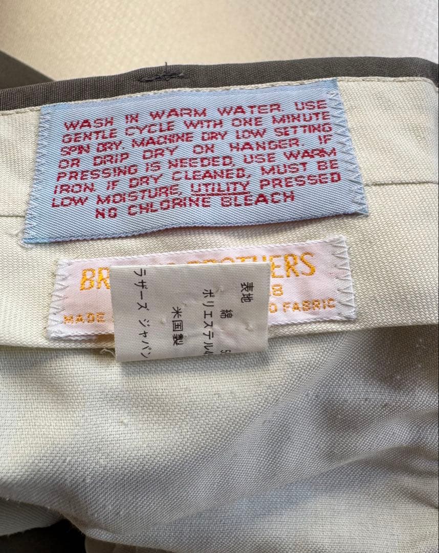 ブルックスブラザーズコットンスーツ米国製