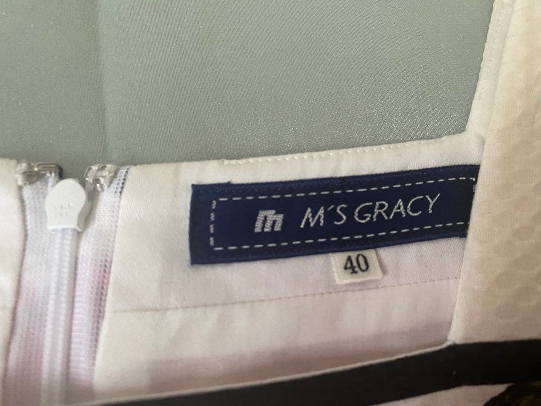 新品　M'S GRACY フラワープリント ワンピース 40