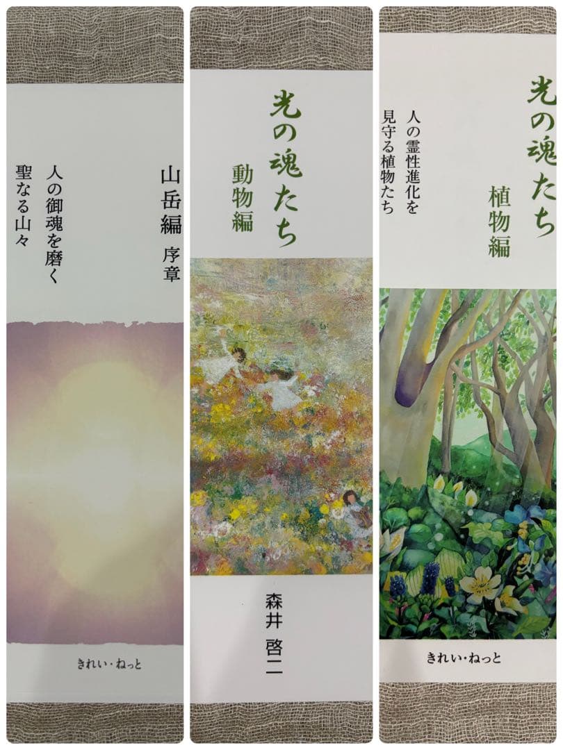 光の魂たち 山岳編動物編植物編３冊セット