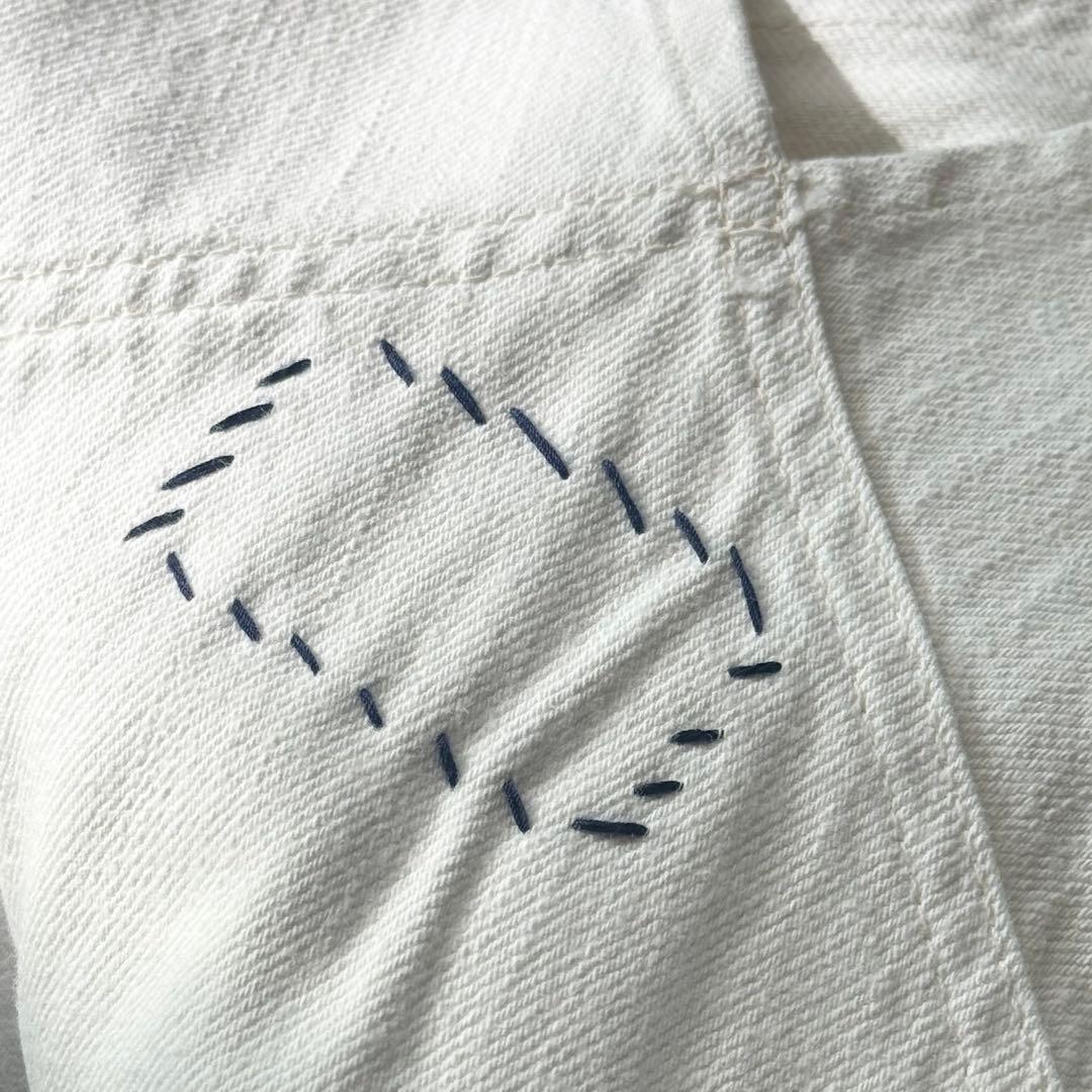 【人気モデル✨】RonHerman ホワイトデニム オーバーオール 白 XS