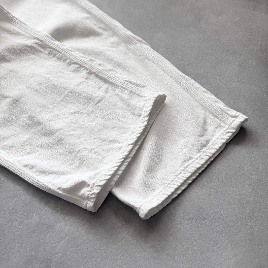 【人気モデル✨】RonHerman ホワイトデニム オーバーオール 白 XS