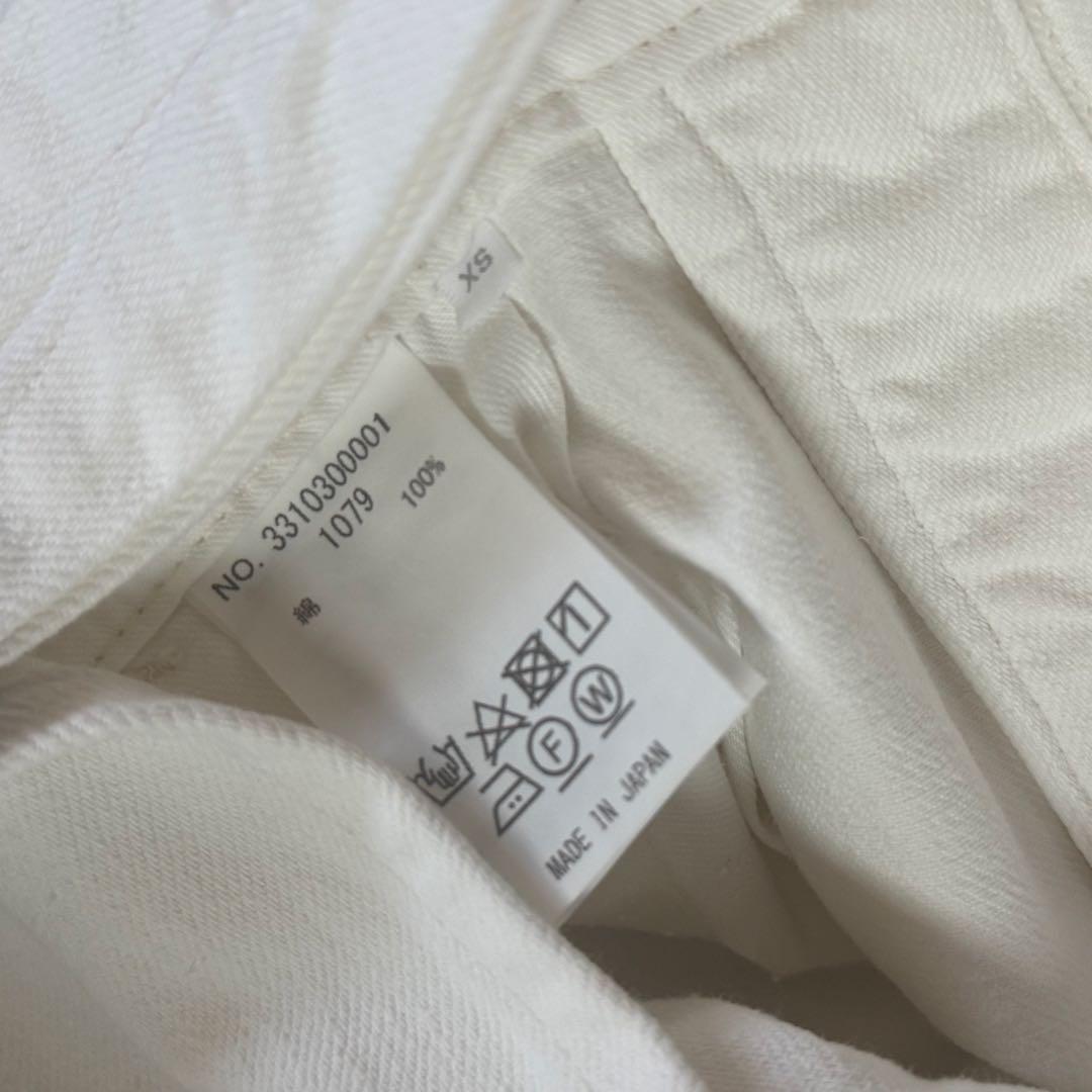 【人気モデル✨】RonHerman ホワイトデニム オーバーオール 白 XS