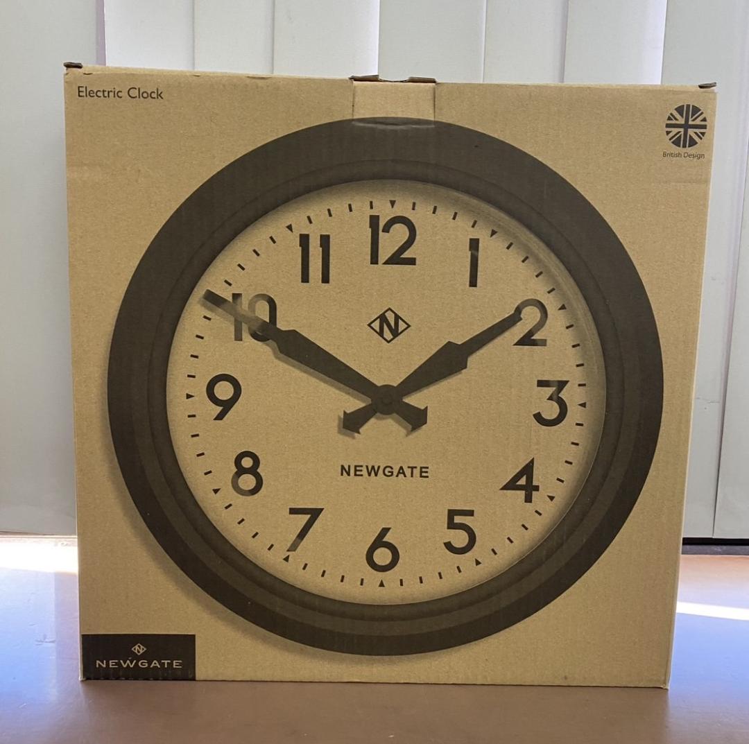 【れんくん】NEWGATE 壁掛け時計 TR-4313 BK
