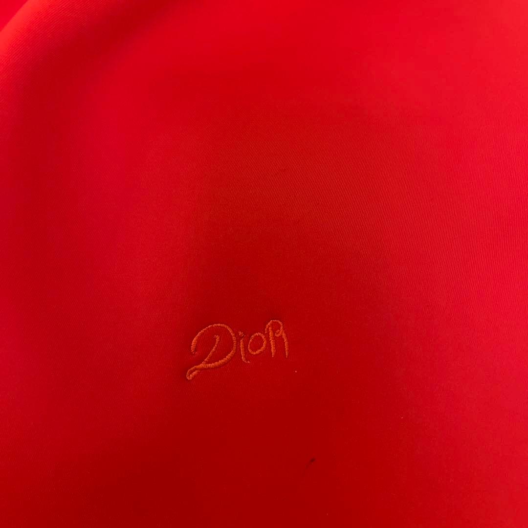 【わんぱくキューピー】Christian Dior フリル付き赤ワンピース