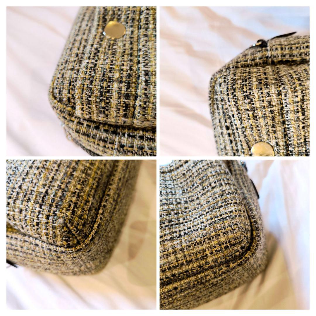 【美品】A VACATION TOOLS ツイード ショルダーバッグ