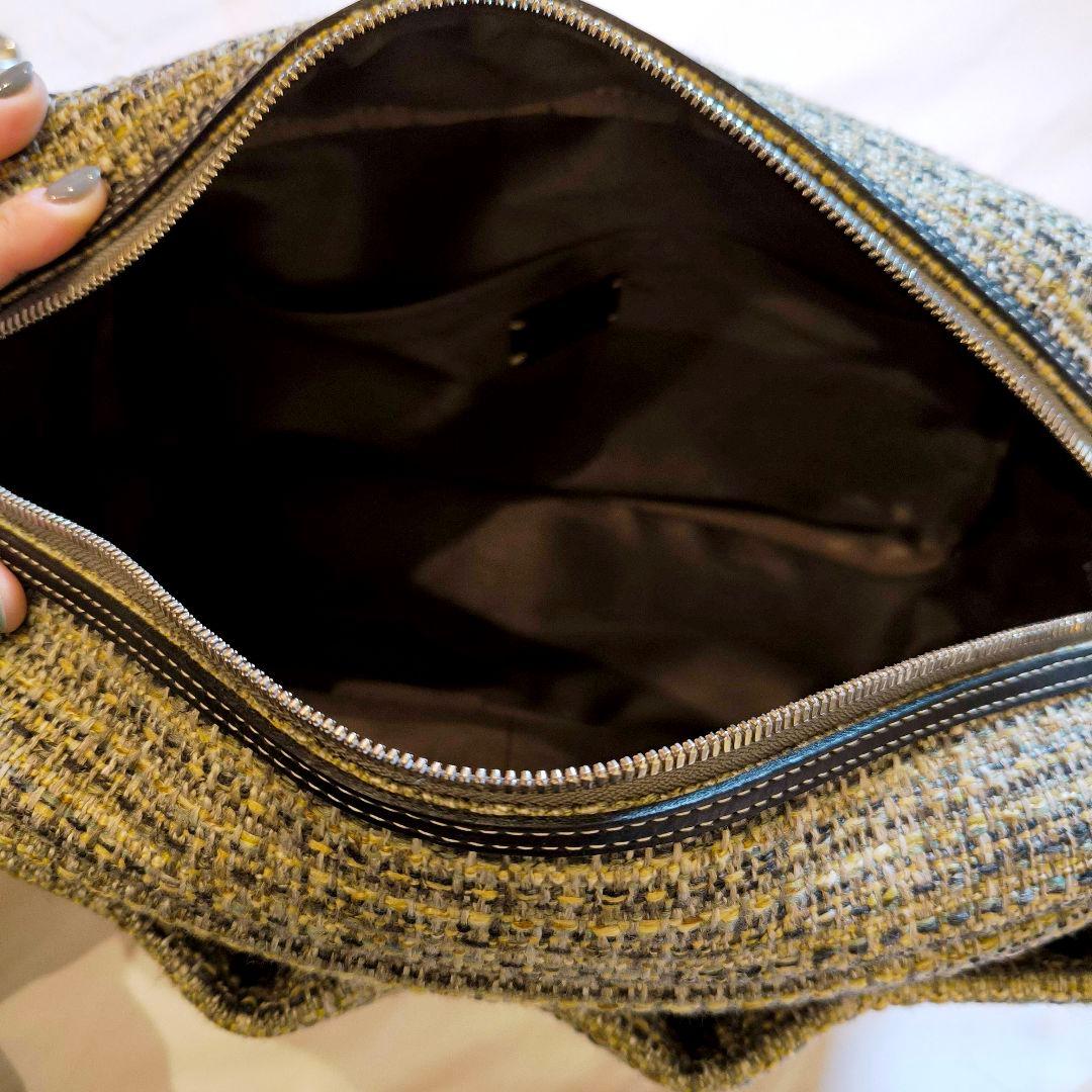 【美品】A VACATION TOOLS ツイード ショルダーバッグ