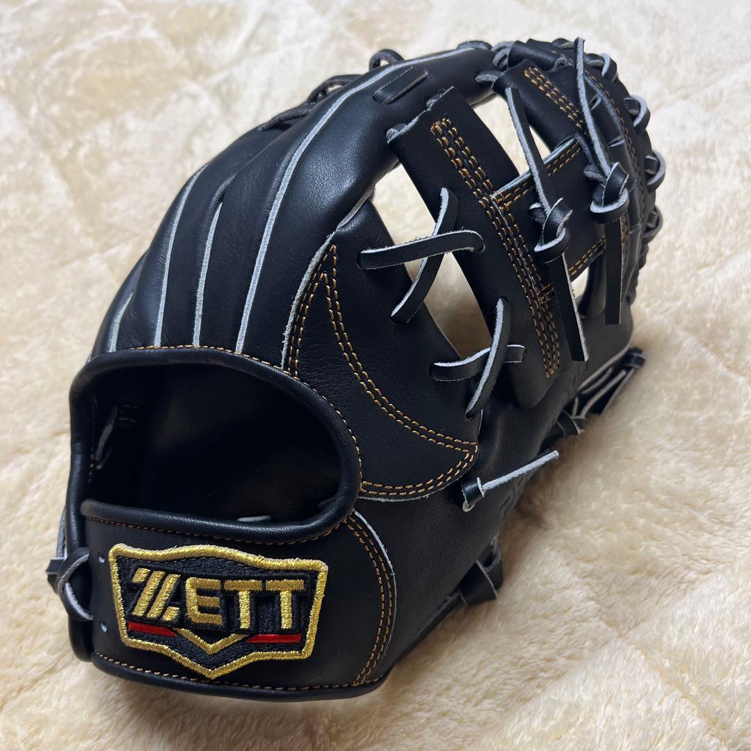 ZETT 黒 軟式グローブ プロステイタス