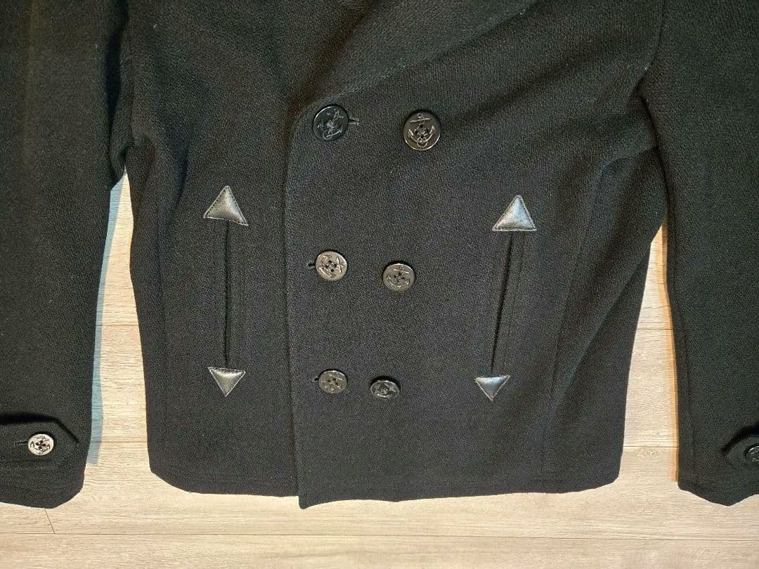 【美品】FRED PERRY フレッドペリー Pコート ダブルブレスト Lサイズ