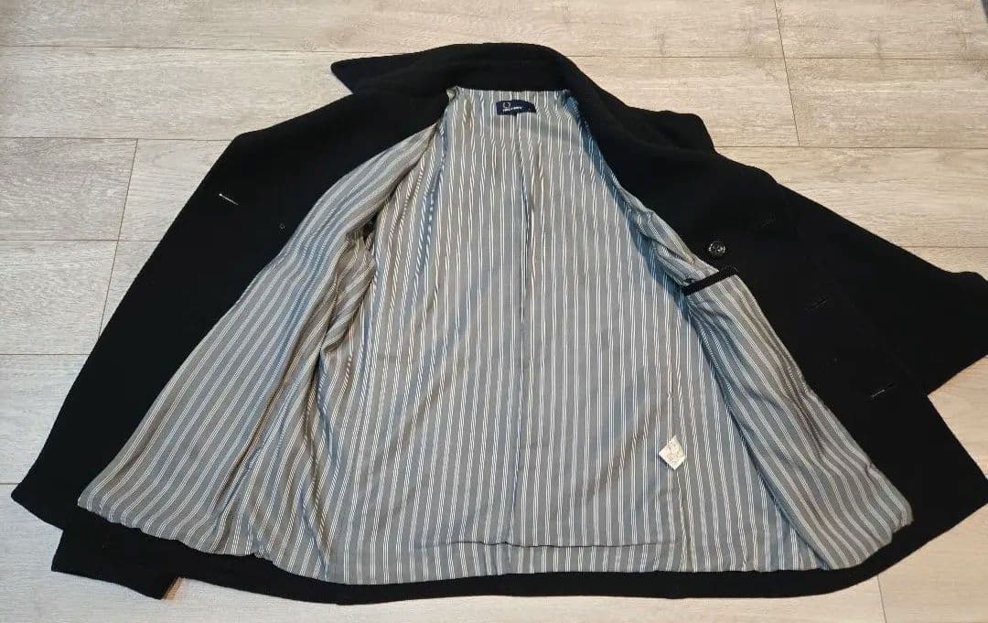 【美品】FRED PERRY フレッドペリー Pコート ダブルブレスト Lサイズ