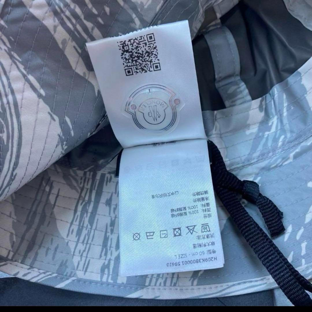新品　L　MONCLER HYKE バケットハット 　モンクレール　　M5