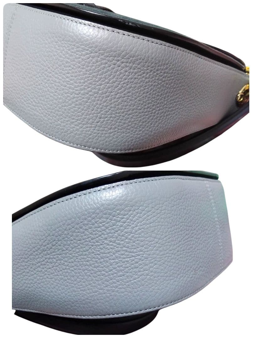 極美品 コーチ 2way ネイビー ショルダーバッグ クリオ23 C5688