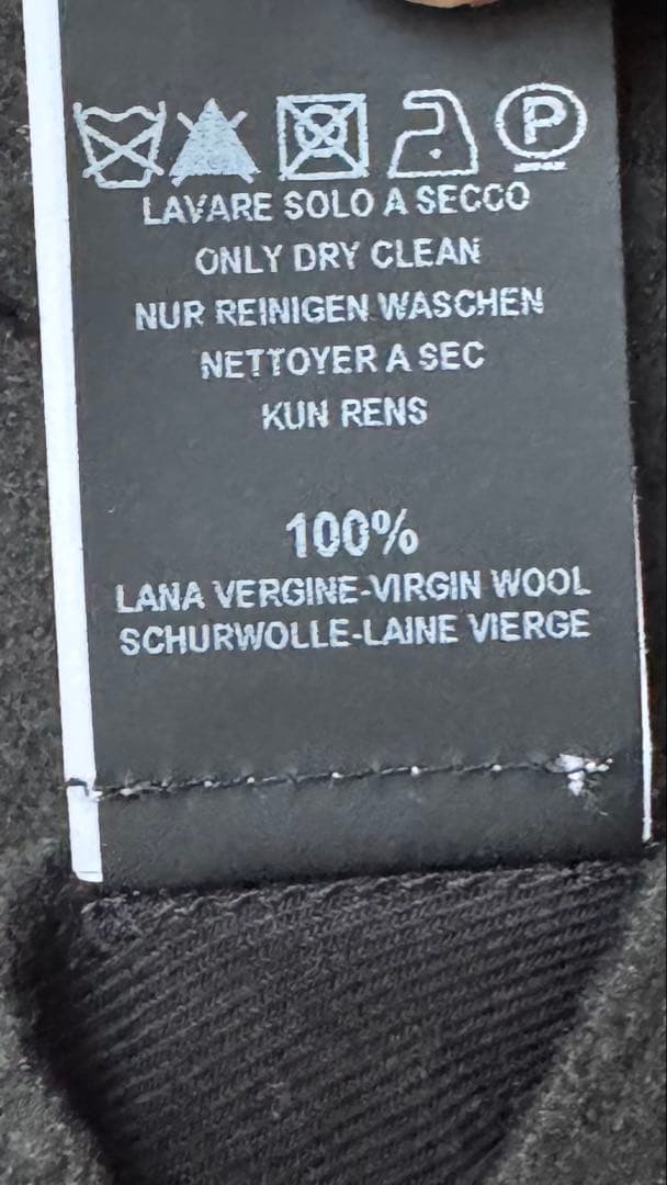 TRANSIT PAR-SUCH トランジットパーサッチ 黒 ウールコート