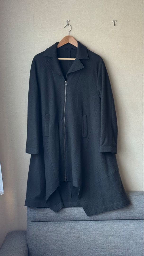 TRANSIT PAR-SUCH トランジットパーサッチ 黒 ウールコート