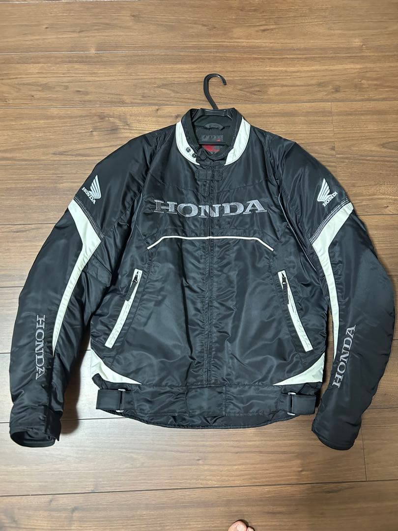 HONDA バイクジャケット ブラック 反射材付き