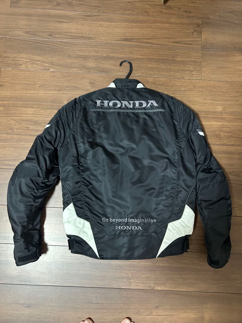 HONDA バイクジャケット ブラック 反射材付き