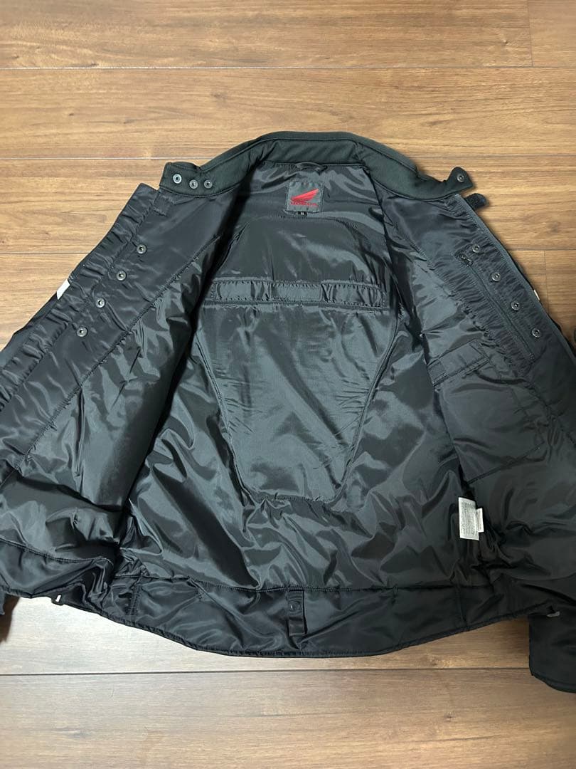 HONDA バイクジャケット ブラック 反射材付き