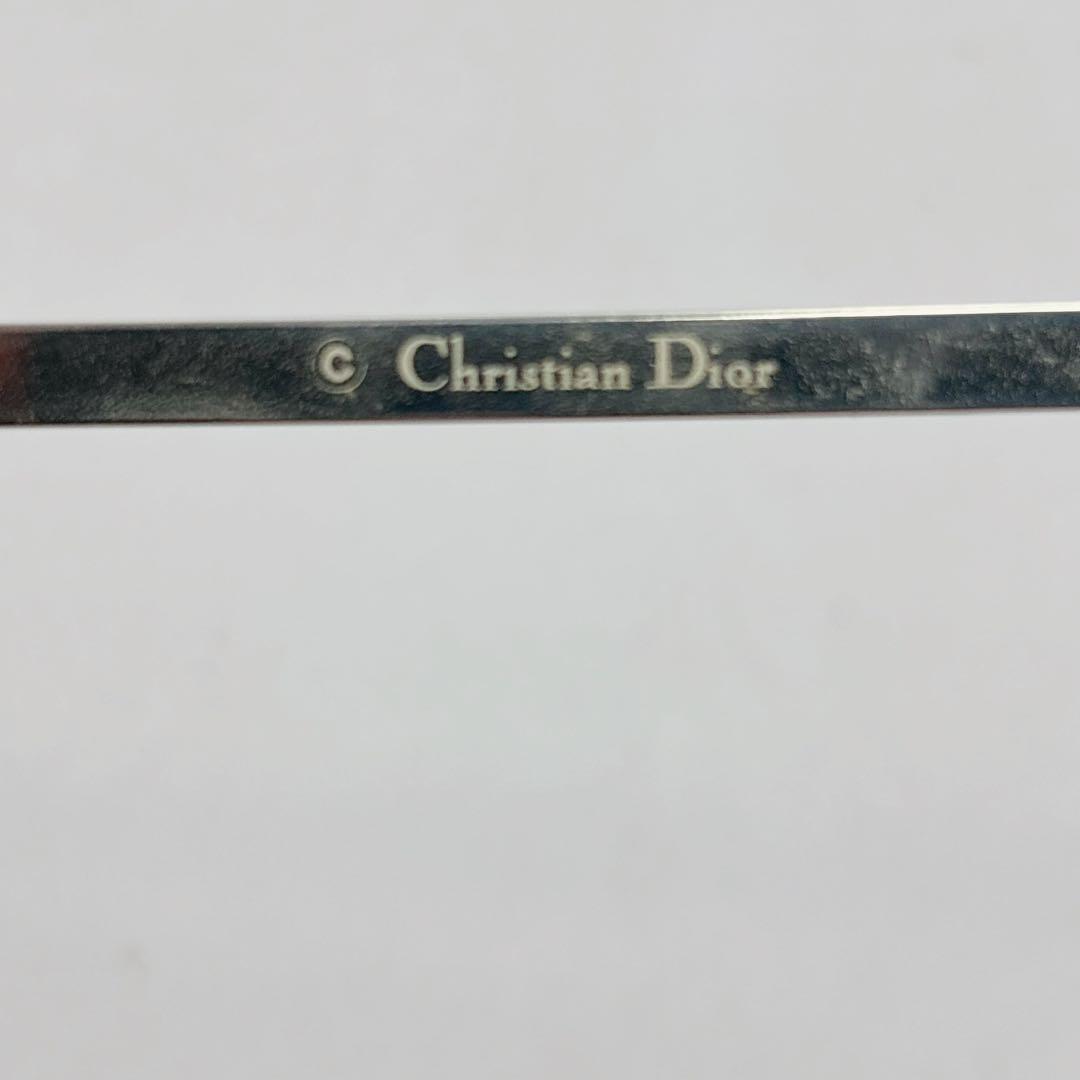 3280◯ DIOR シルバー フレーム スポーツ サングラス