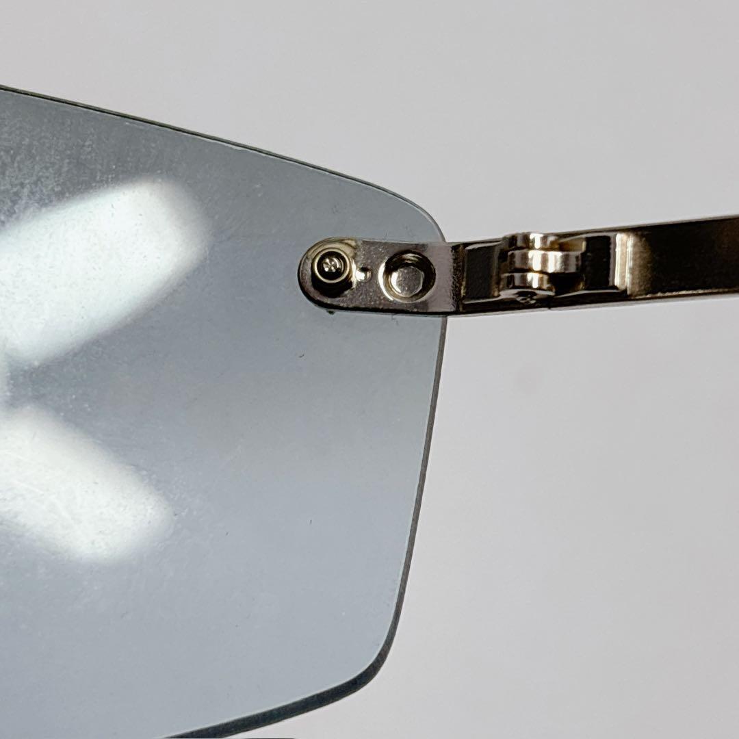 3280◯ DIOR シルバー フレーム スポーツ サングラス