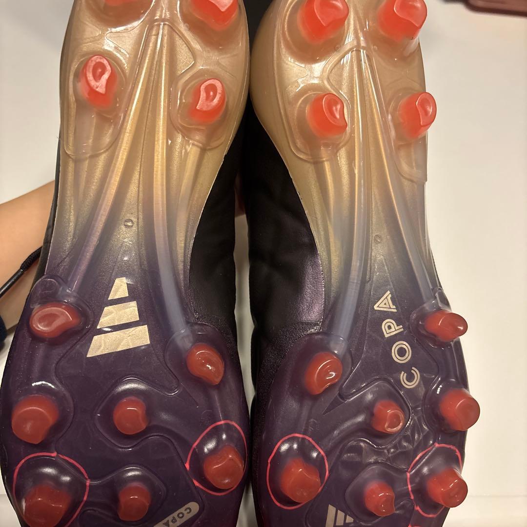 adidas COPA コパピュア　ブラック/ピンク スパイク