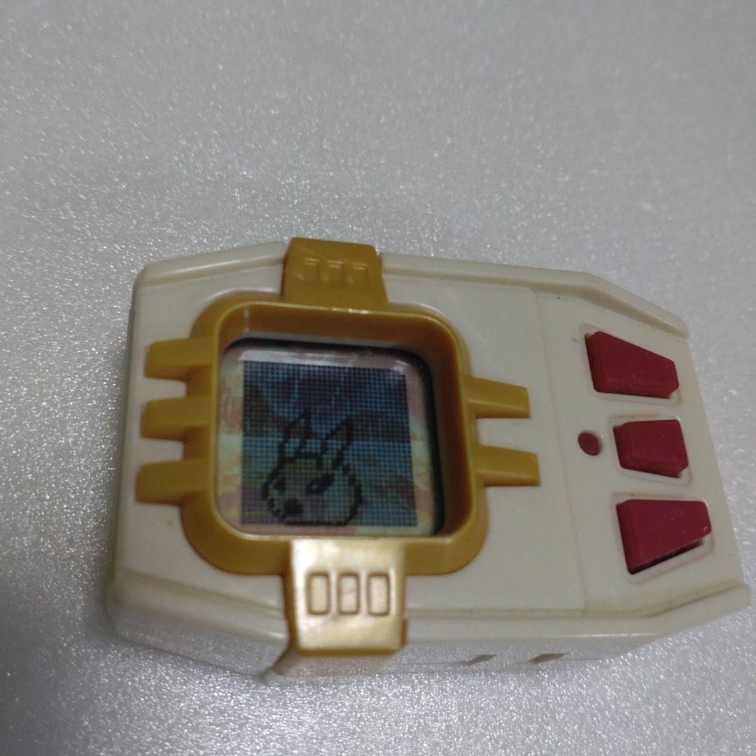 デジモンペンデュラムプログレスメタリックホワイト＆ゴールド　説明文お読みください