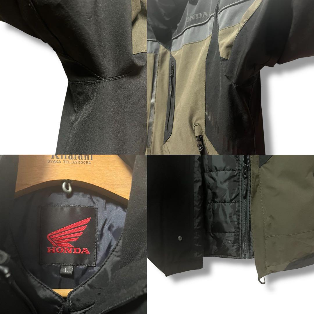 美品 HONDA ライディングウインタージャケット L 防寒 防風 インナー付