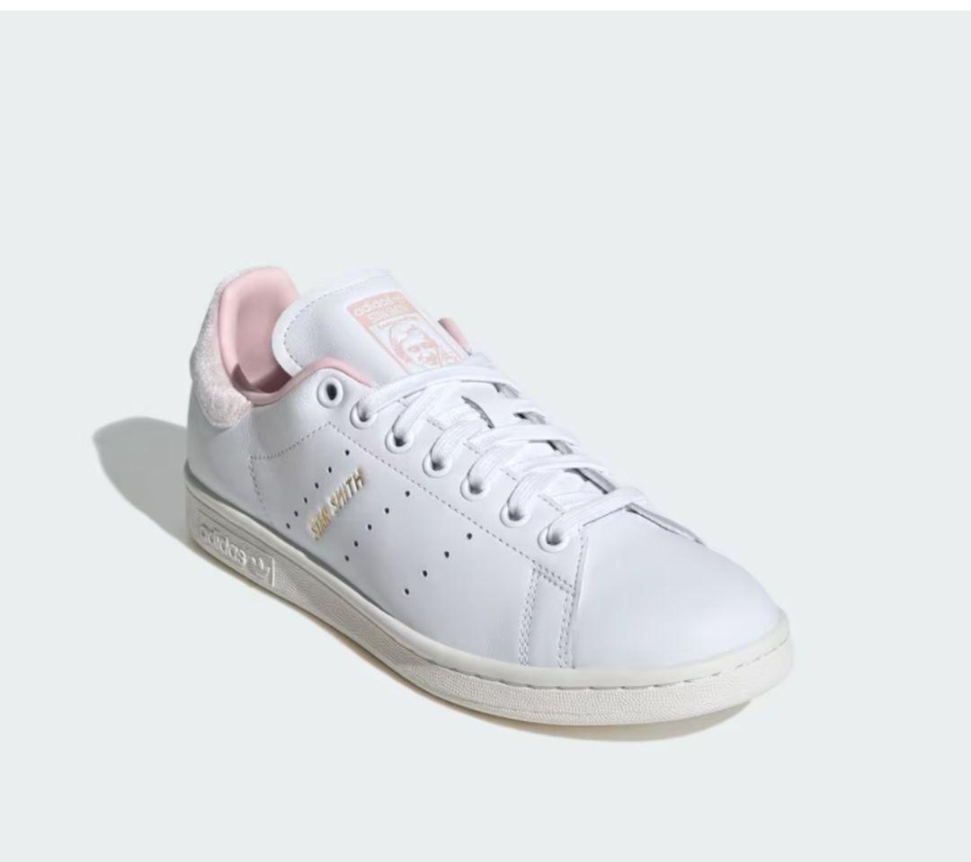 25cm　スタンスミス　新品　ホワイト/ピンク アディダス