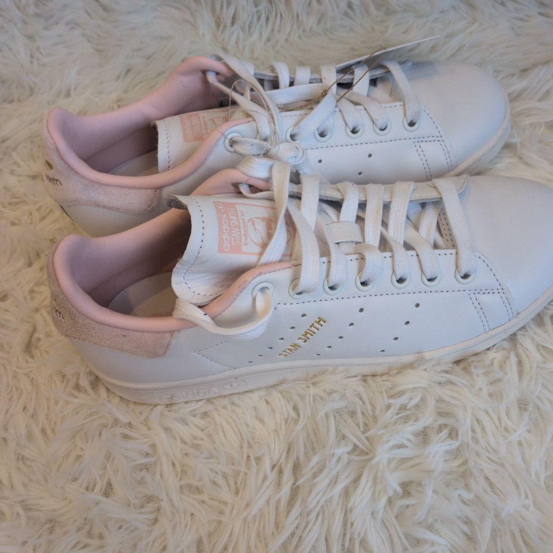 25cm　スタンスミス　新品　ホワイト/ピンク アディダス